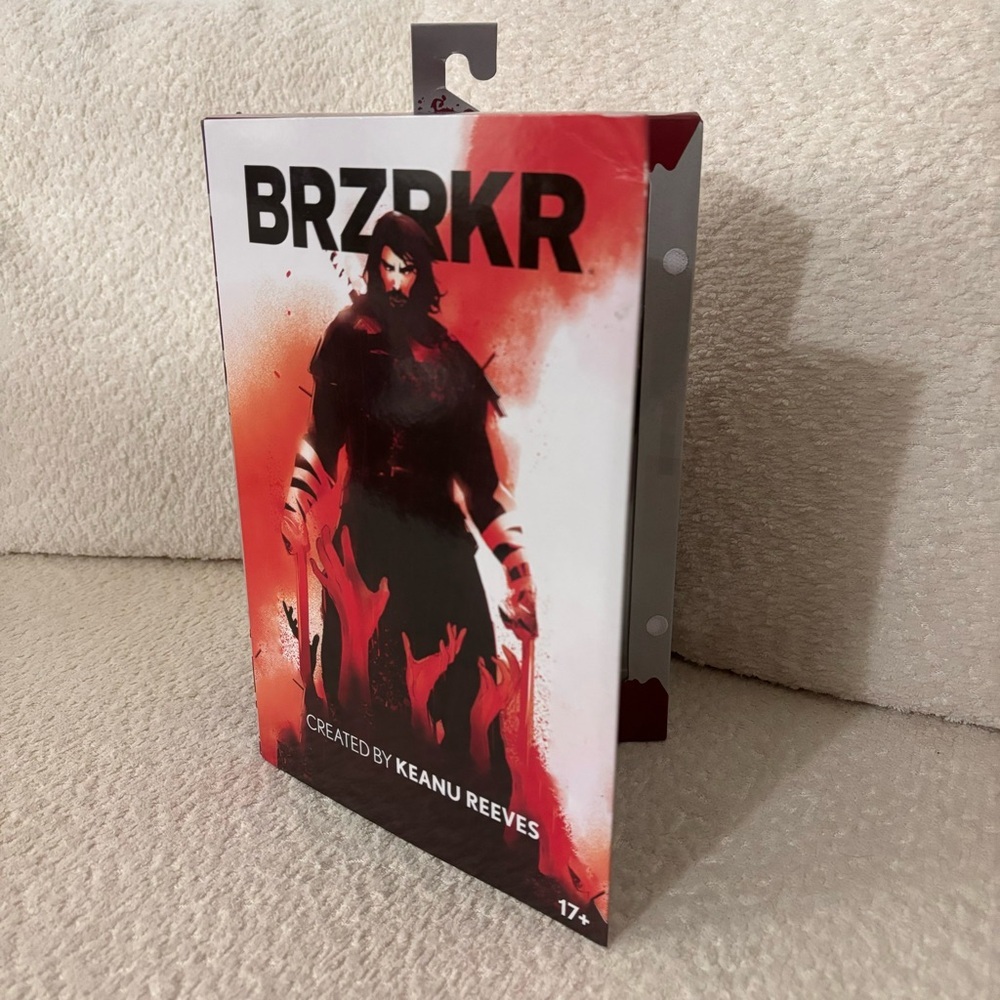 BRZRKR Keanu Reeves Action Figure in Box